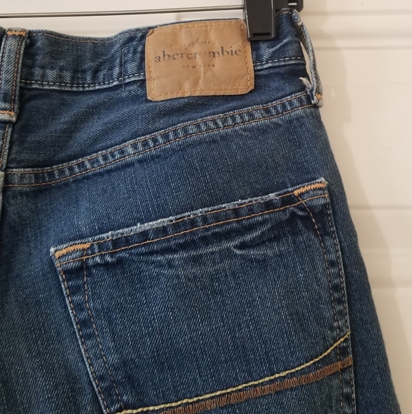 Abercrombie & Fitch Men's Jeans Blue Size 16 - Picture 13 of 14